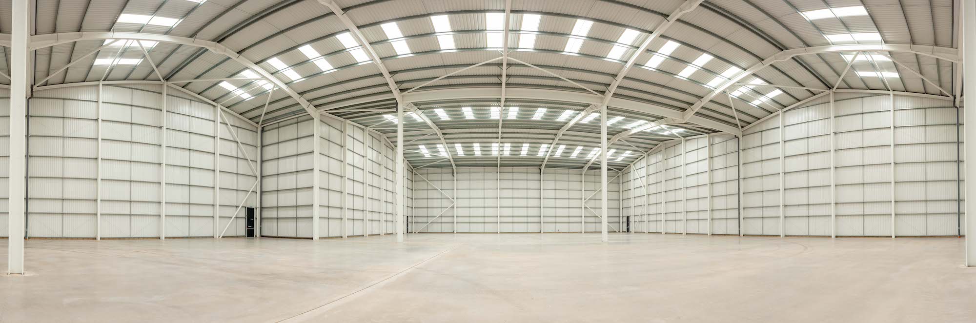 Expansive view inside Delta Point Warehouse