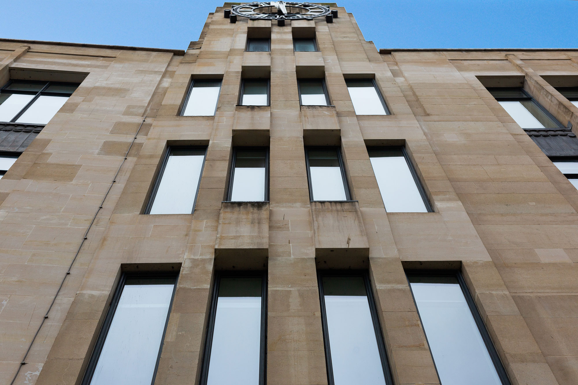 Towering photo of Bristol building
